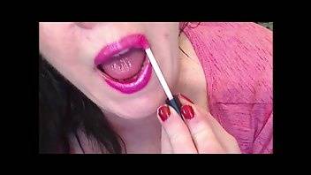 Raven winter pink lipstick drooling and sucking 1080h swallowing / fetish mouth xxx free manyvids... on modelies.com