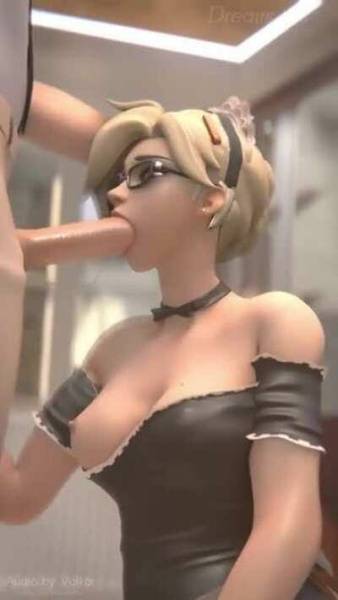 Maid Mercy's special blowjob service (Dreamrider, Volkor) [Overwatch] on modelies.com