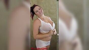 Scarlettlacy wet t shirt shower xxx video on modelies.com