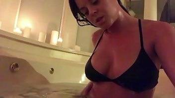 Rahyndee James relaxes in the bath premium free cam snapchat & manyvids porn videos on modelies.com