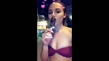 Aubrey Sinclair eats ice cream premium free cam snapchat & manyvids porn videos on modelies.com