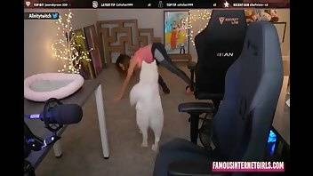 Alinity Compilation Letting Her Dog Smell Her Pussy NSFW XXX Premium Porn on modelies.com