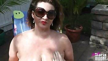 Maria moore backyard tittyfuck xxx premium manyvids porn videos on modelies.com
