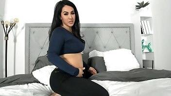 Makayla Divine swollen belly from buffet xxx premium porn videos on modelies.com