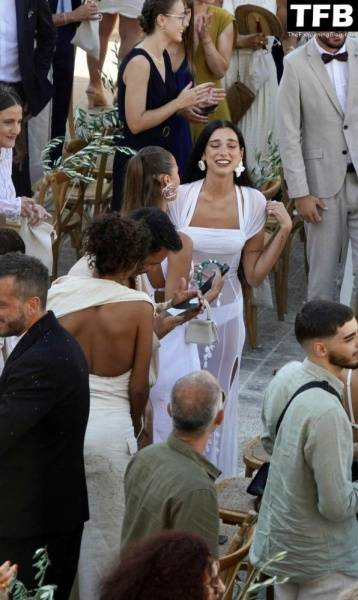 Dua Lipa Looks Stunning at the Wedding of Simon Jacquemus with Marco Maestri in Cap sur Charleval on modelies.com