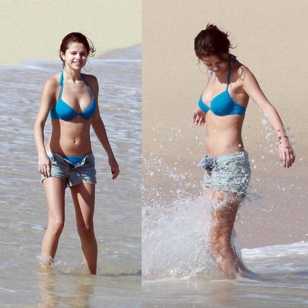 Selena Gomez Beach Bikini Shorts Photos Leaked - Usa on modelies.com