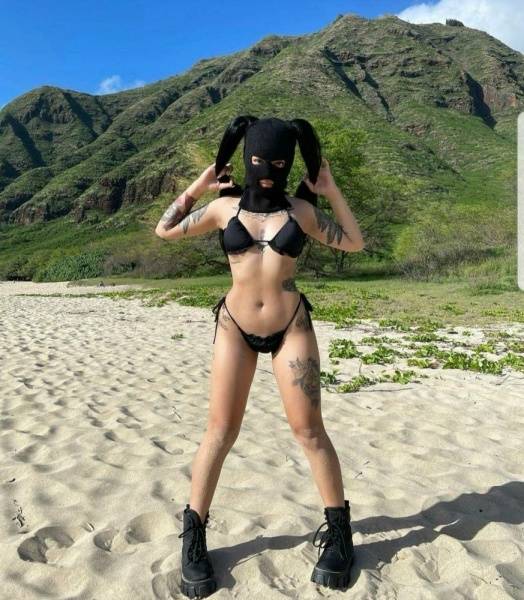 Bella Poarch Bikini Beach Mask Set Leaked - Usa on modelies.com