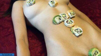 Christina Khalil Naked Body Sushi Onlyfans Set Leaked nude on modelies.com