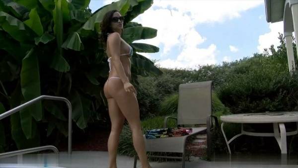 Ashley Sinclair Nude G-String Strip POV Video Leaked on modelies.com