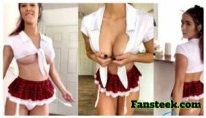 Natalie Roush Nude Mini Skirt Teasing Video Leaked on modelies.com