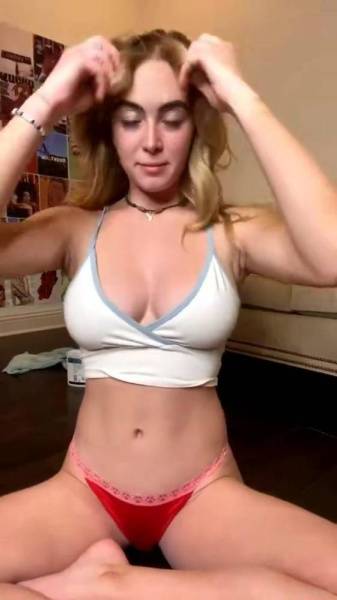 Grace Charis Topless Stretching Livestream Video Leaked on modelies.com
