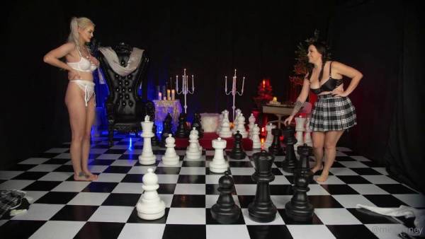 Meg Turney Danielle DeNicola Chess Strip Onlyfans Video Leaked on modelies.com