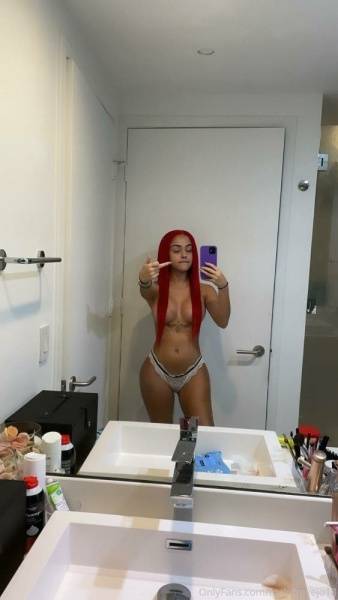 Malu Trevejo Topless Redhead Thong Onlyfans Set Leaked - Usa on modelies.com