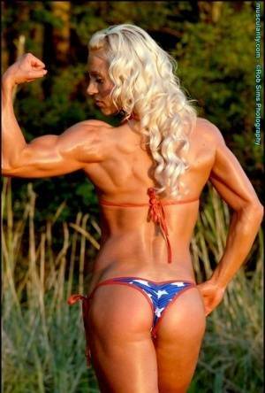 Muscularity Red White Sexy Blue on modelies.com