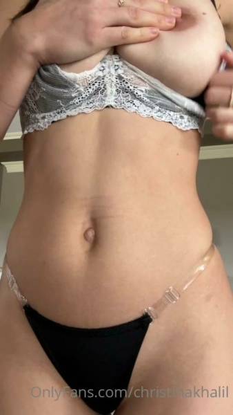 Christina Khalil Nipple Slip Topless Strip Onlyfans Video Leaked - Usa on modelies.com
