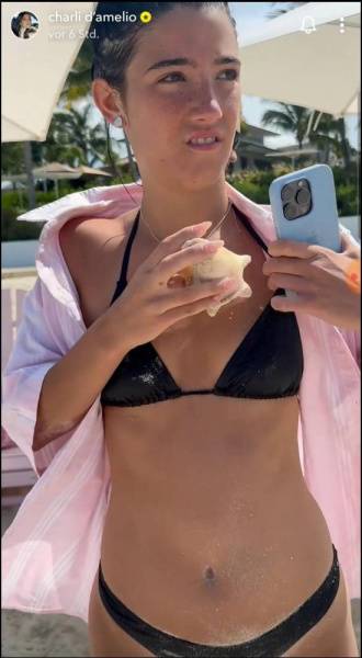 Charli D 19Amelio Beach Pool Bikini Video Leaked - Usa on modelies.com