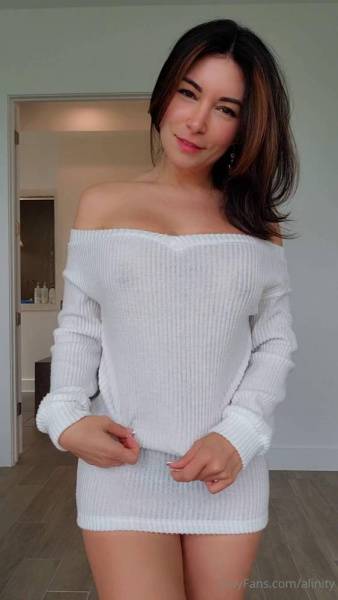 Alinity Nude Nipple See-Through Dress Onlyfans Video Leaked on modelies.com